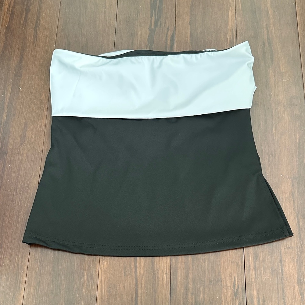 Elegant Black and White Women's Blouse